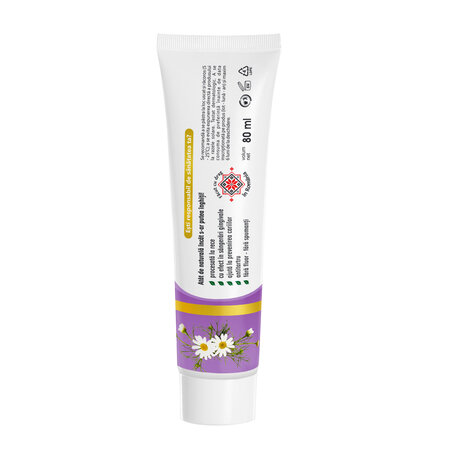 Pasta de dinti GennaDent Homeopatic, 80 ml, Vivanatura 765408