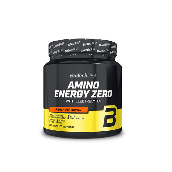 Amino Energy Zero Peach Ice Tea, 360 grame, BioTech USA