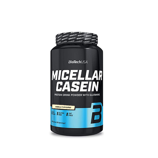 Micellar Casein cu aroma de vanilie, 908 grame, BioTech USA