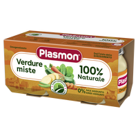 Piure Mix de legume, 6 luni+, 2x80g, Plasmon