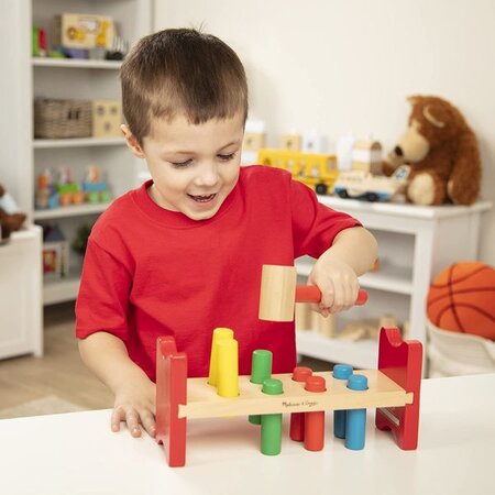 Jucarie Banc de lucru Ciocanel, +2 ani, Melissa&Doug 652459