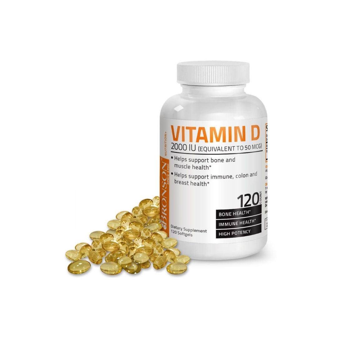 Vitamina D3, 2000 UI, 120 gelule moi, Bron