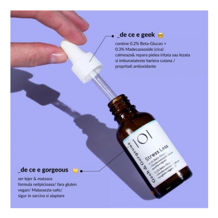 Ser calmant Stress Less, 30 ml, Geek & Gorgeous 632047