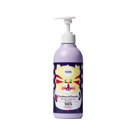 Gel natural de dus pentru copii Merisor si Lavanda