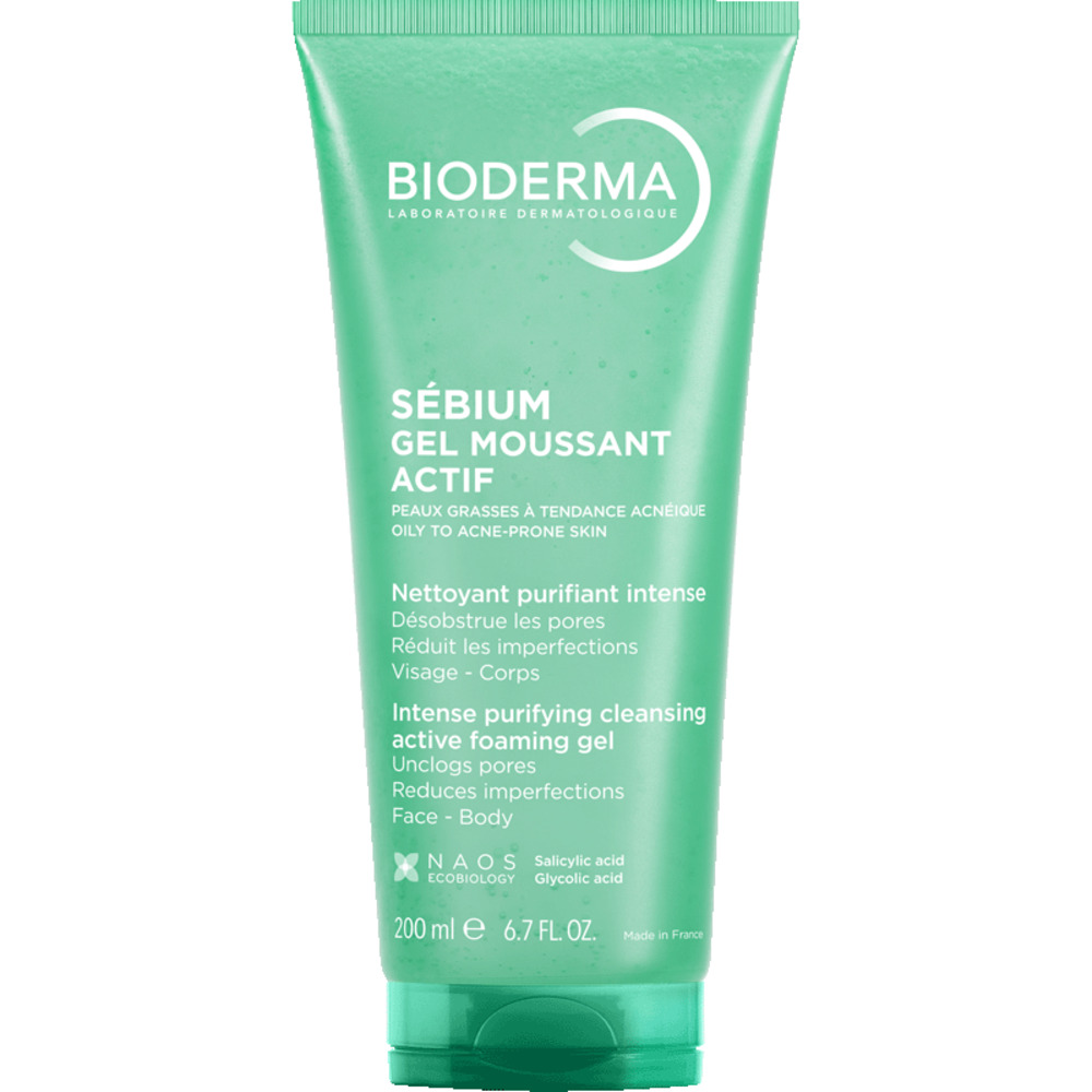 Gel spumant Sebium Activ, 200 ml, Bioderma