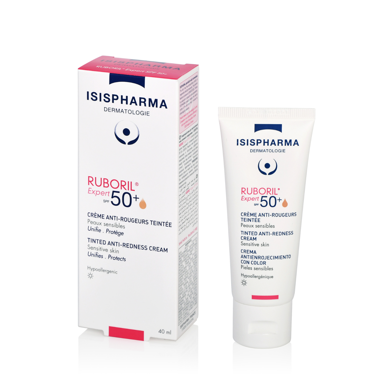 Ruboril 50+ Expert SPF 50, 40 ml, Isispharma