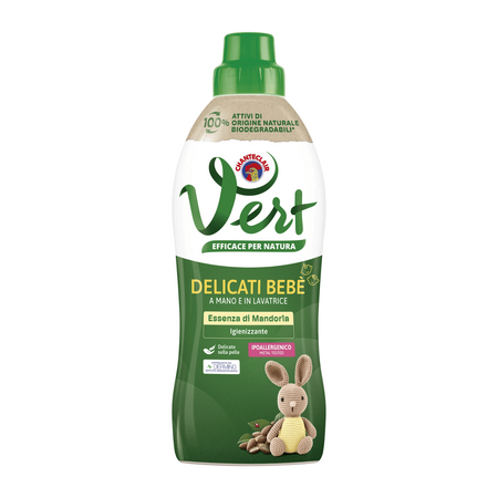 Detergent de rufe pentru copii cu parfum de migdale Vert, 750 ml, ChanteClair
