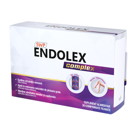 Endolex Complex, 30 comprimate filmate, Sun Wave Pharma 646888