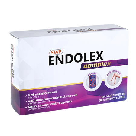 Endolex Complex, 30 comprimate filmate, Sun Wave Pharma