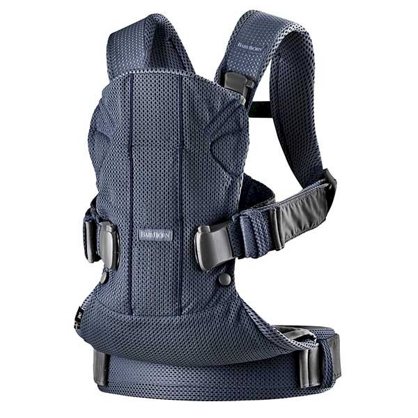 Marsupiu pentru copii One Air 3D Mesh, Navy Blue, BabyBjorn