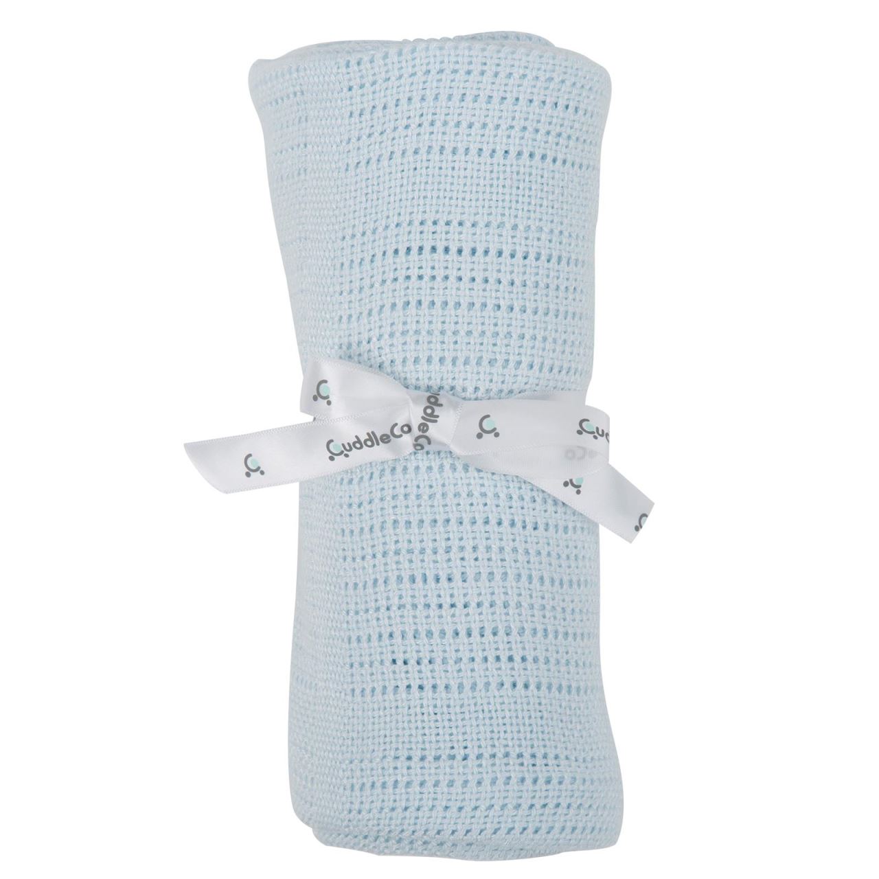 Paturica din bambus 90x60 cm, Comfi love baby blue, Cuddleco