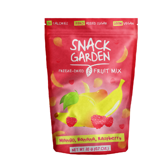 Mix de fructe deshidratate cu Mango, 20 g, Snack Garden 