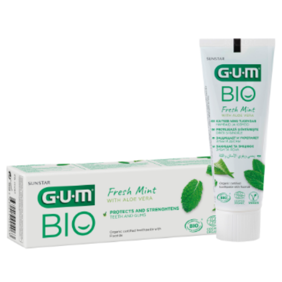 Pasta de dinti Bio fresh mint cu Aloe, 75ml, Sunstar Gum 