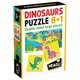 Puzzle 8+1 Dinozauri, +2 ani, Headu 653004