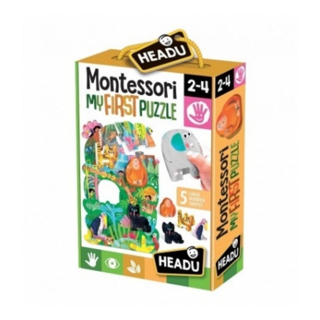 Primul meu puzzle Montessori, Jungla, Headu