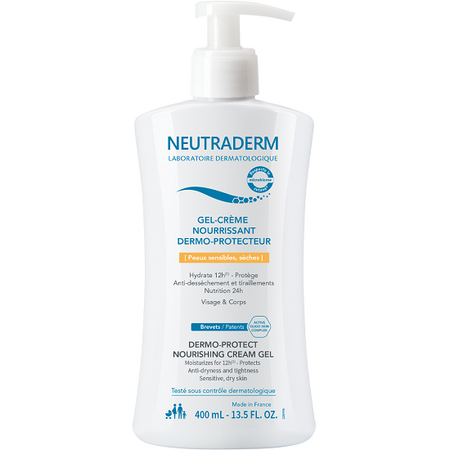 Gel-Crema Nutritiv, Dermo-Protector, 400ml, Neutraderm