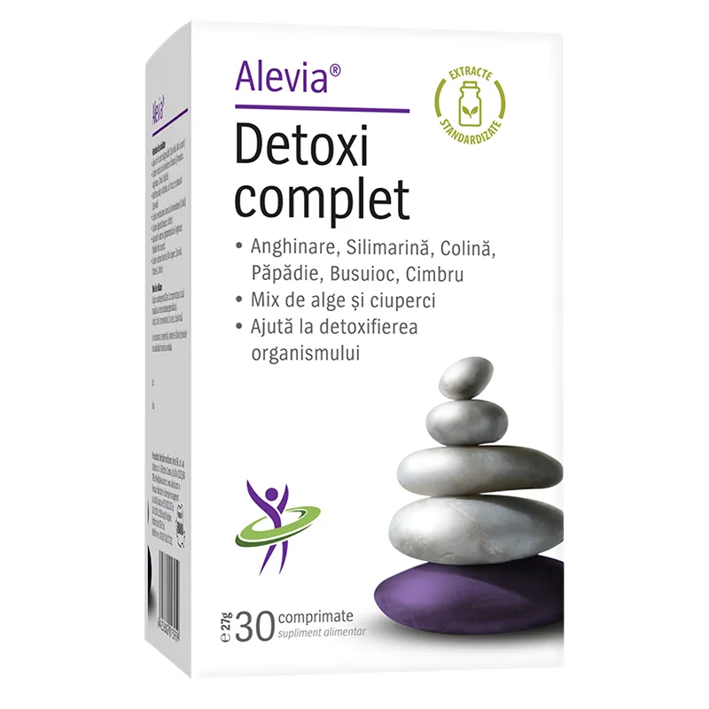 Detoxi complet, 30 capsule, Alevia