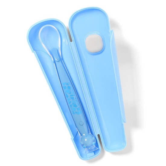 Lingurita din silicon diverse culori, 1 buc, Babyono 498009