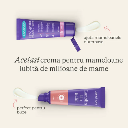 Balsam de buze cu lanolina, 7 g, Lansinoh 773174