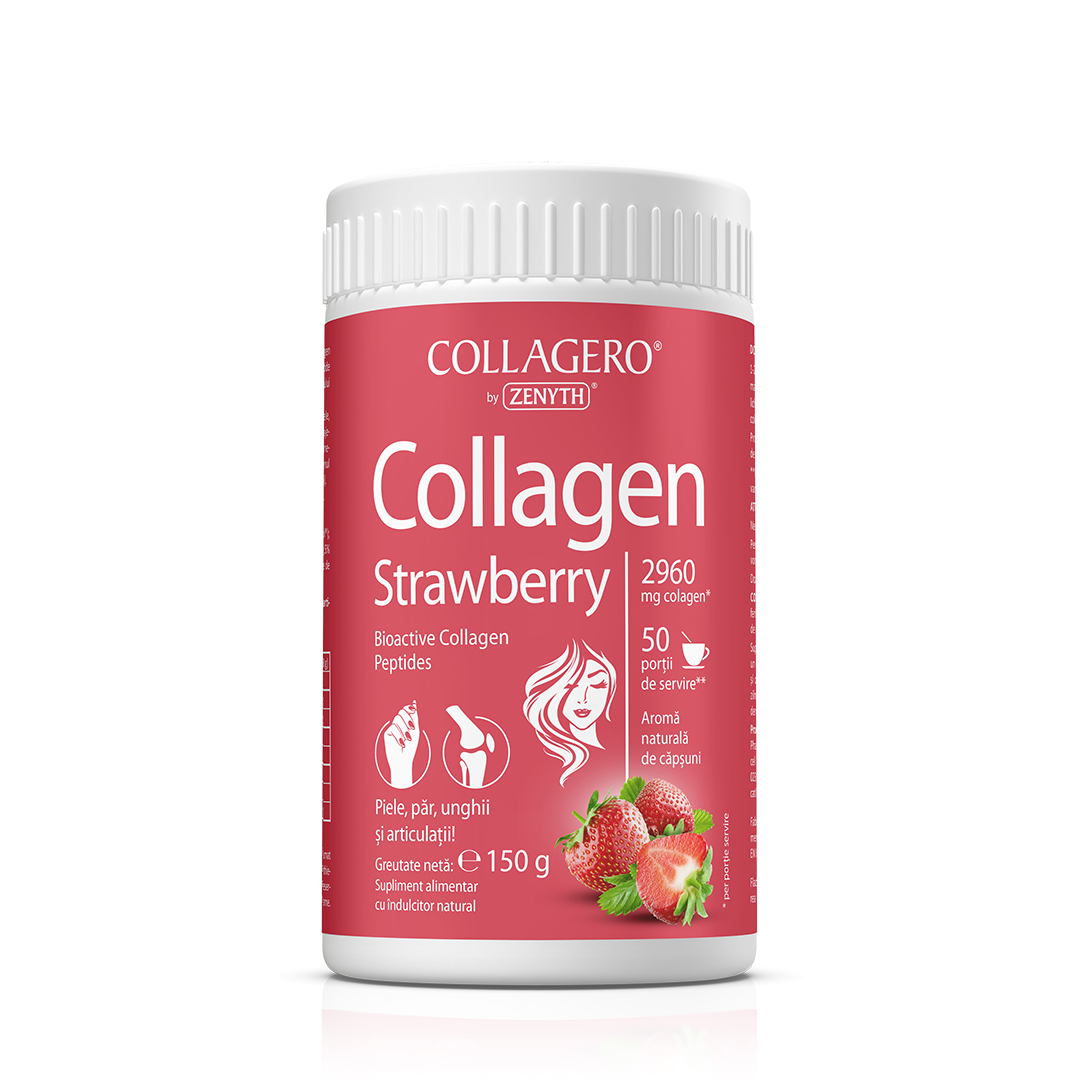 Collagen Strawberry, 150 g, Zenyth