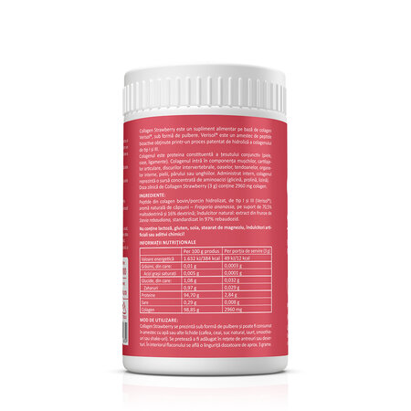 Collagen Strawberry, 150 g, Zenyth 773023