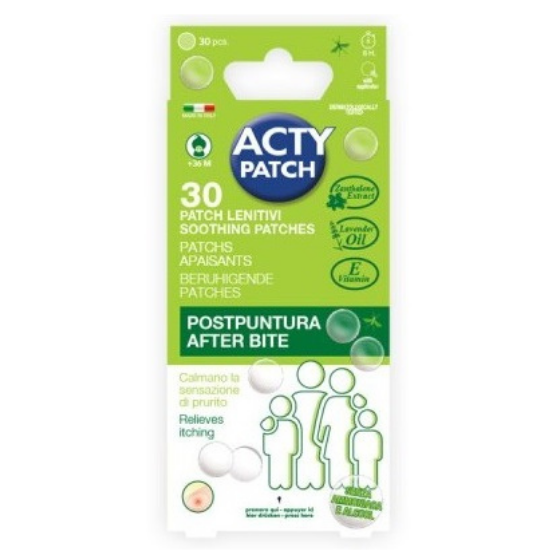 Plasture cu efect calmant pentru intepaturile de insecte, 30 bucati, Acty Patch