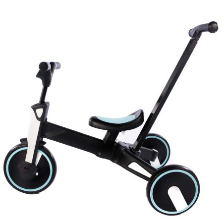 Tricicleta pliabila cu maner 4 in 1 pentru copii, Blue, UoniBaby 470036