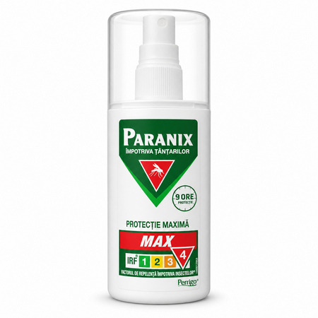 Spray repelent impotriva tantarilor Max, 75 ml, Paranix