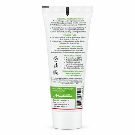 Crema cu extract de castane, 75 ml, Mebra 824864