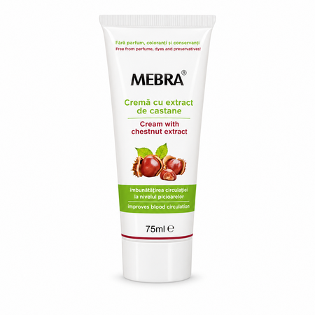 Crema cu extract de castane, 75 ml, Mebra