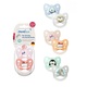 Set 2 suzete cu inel din silicon talia 1 si  Cutie Sterilizare, Dentistar 485786