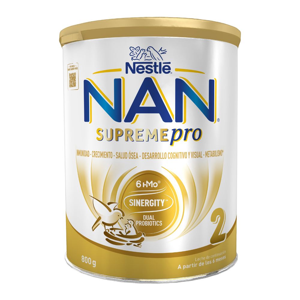 Formula de lapte praf Nan 2 Supreme Pro, +6 luni, 800 g, Nestle