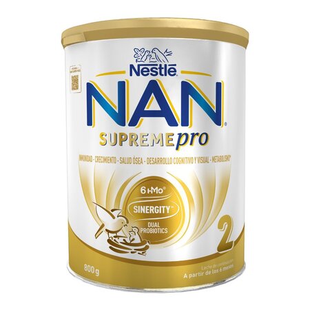 Formula de lapte praf Nan 2 Supreme Pro, +6 luni, 800 g, Nestle 776797