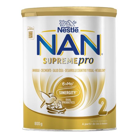 Formula de lapte praf Nan 2 Supreme Pro, +6 luni, 800 g, Nestle 776796