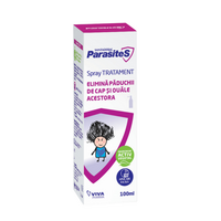 Spray tratament impotriva paduchilor, 3 ani+, 100 ml, Parasites