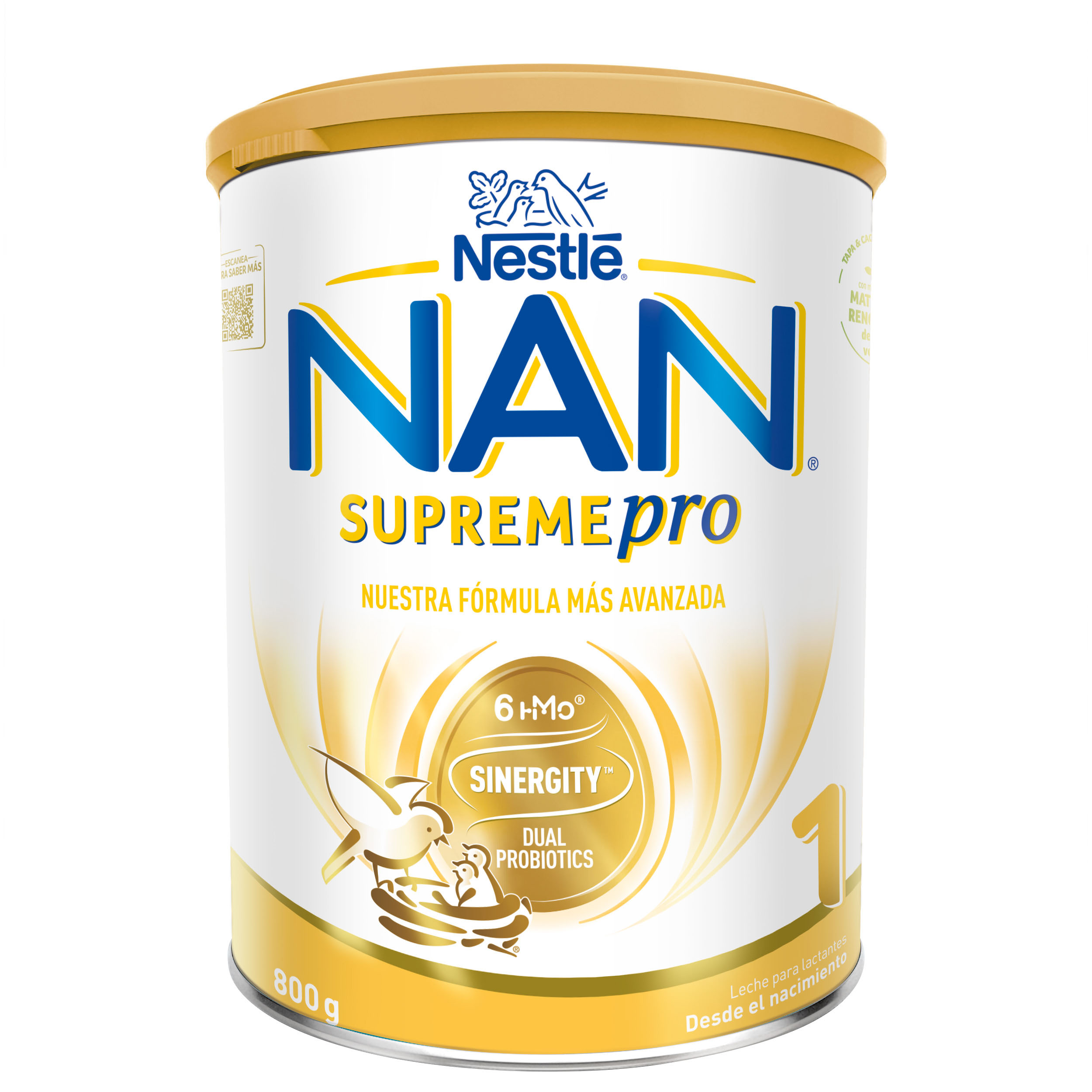 Formula de lapte praf Nan 1 Supreme Pro, +0 luni, 800 g, Nestle
