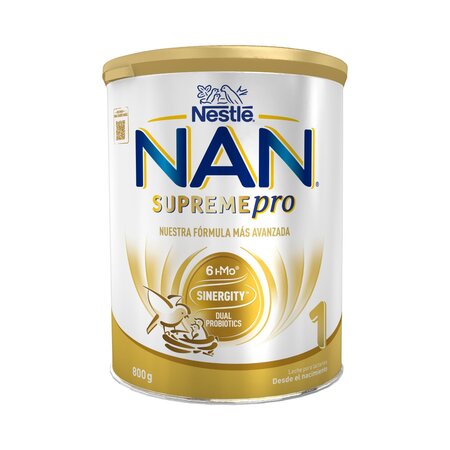 Lapte praf de inceput pentru bebelusi Nan 1 Supreme Pro, +0 luni, 800 g, Nestle