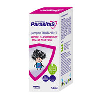 Sampon tratament pentru paduchi si lindini, 3 ani+, 50ml, Parasites