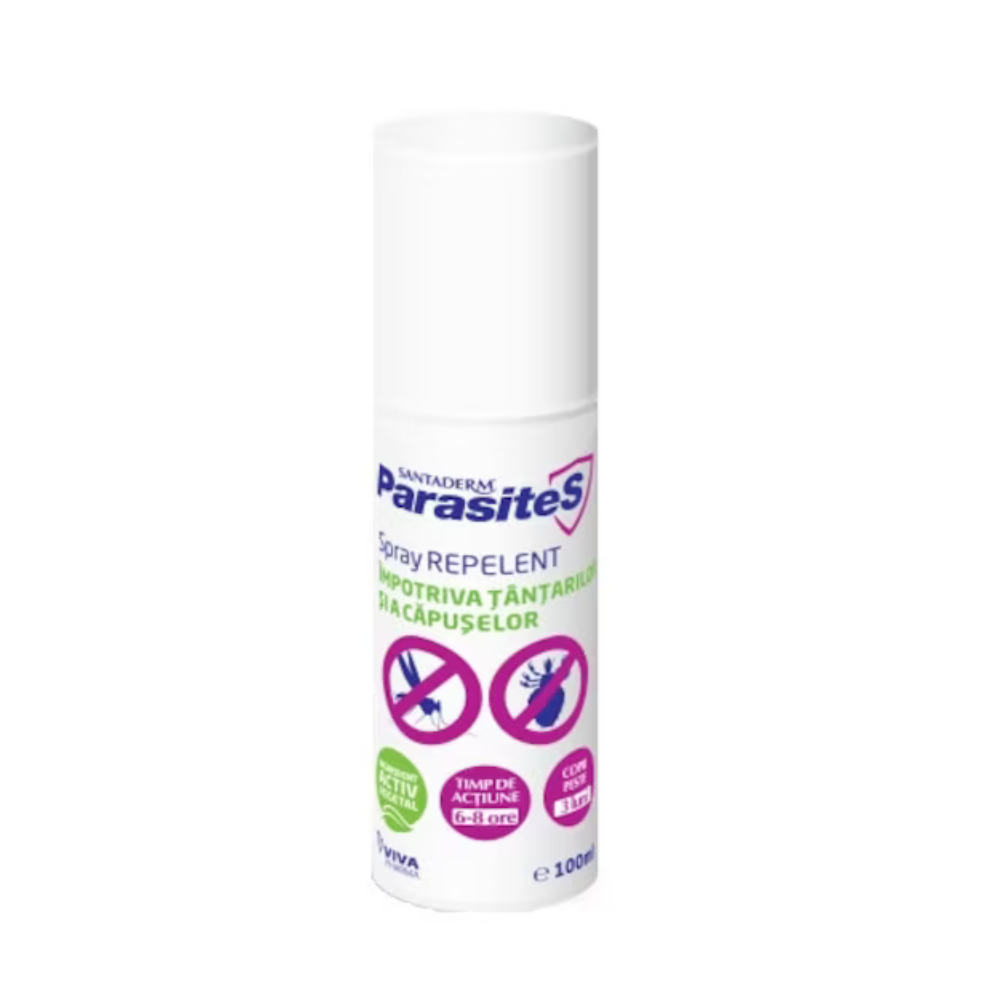 Spray repelent impotriva tantarilor si a capuselor, +3 luni, 100 ml, Parasites