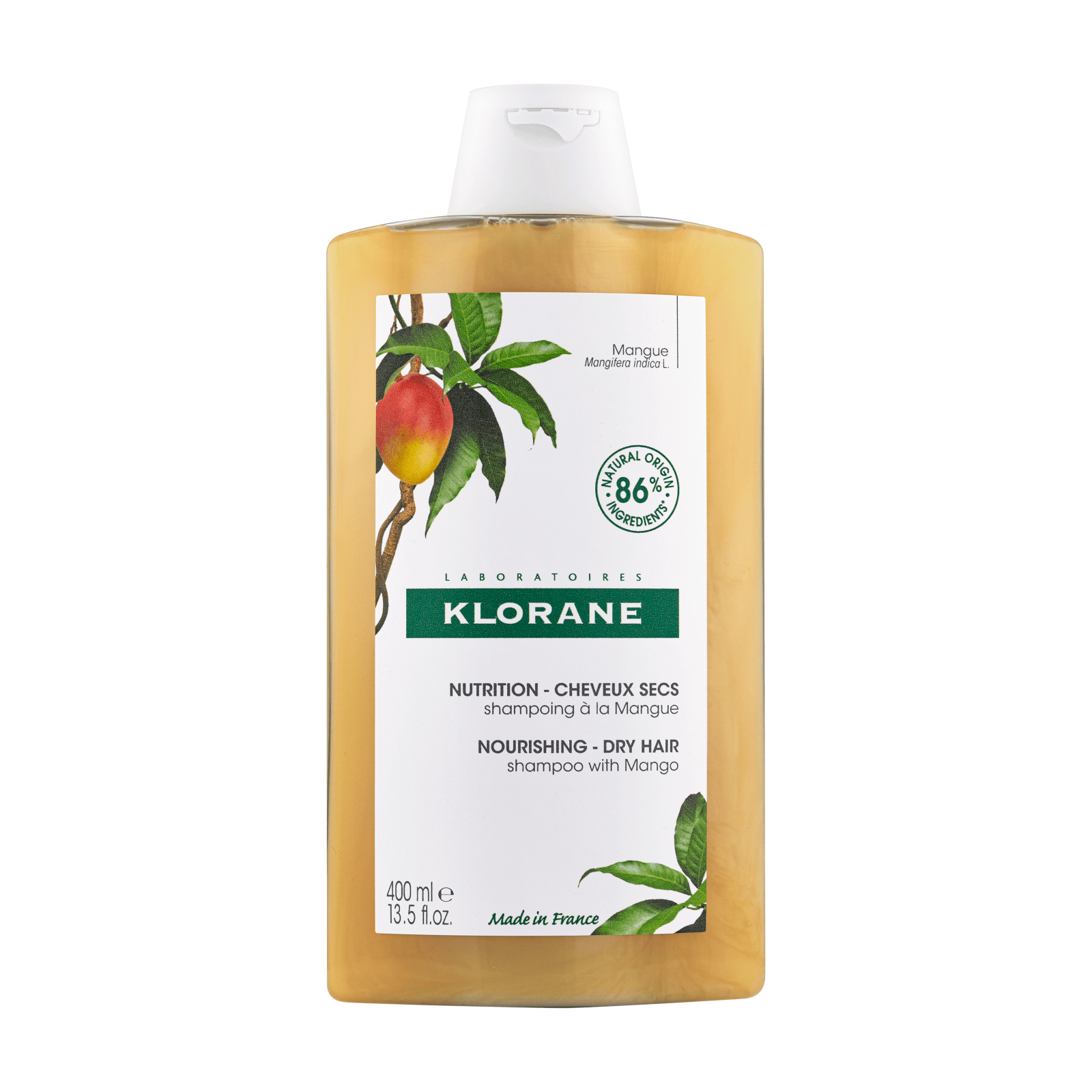 Sampon fortifiant nutritiv cu extract din Mango, 400 ml, Klorane