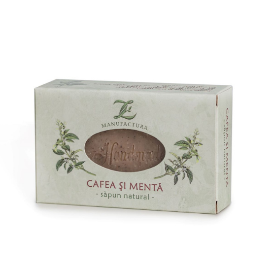 Sapun cu cafea si menta, 100 gr, Manufactura 494313