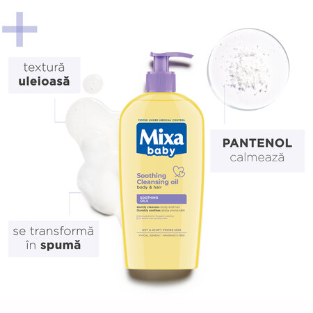Ulei de curatare pentru corp si par Atopiance, 250 ml, Mixa 721562