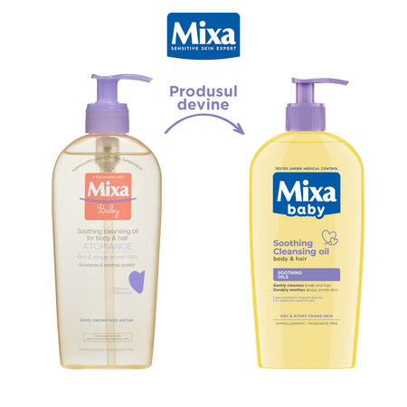 Ulei de curatare pentru corp si par Atopiance, 250 ml, Mixa 721560