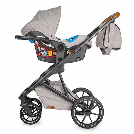 Carucior Modular 3 in 1 pentru copii Nessia, Lunar Rock, Coccolle 470434