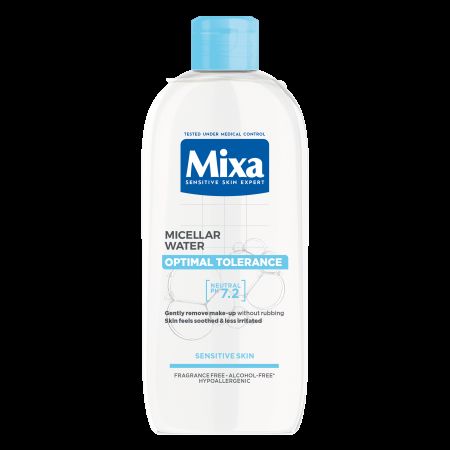 Apa micelara pentru ten sensibil si reactiv Optimal Tolerance, 400 ml, Mixa