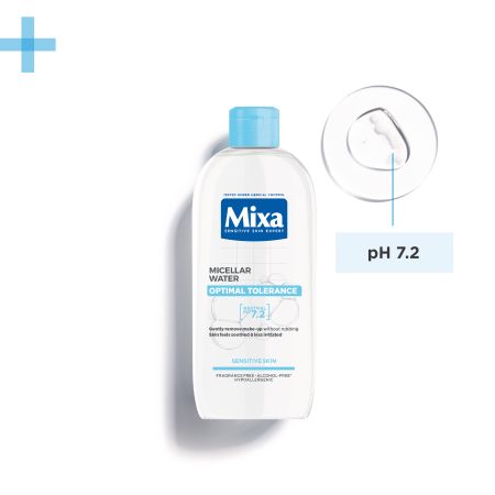 Apa micelara pentru ten sensibil si reactiv Optimal Tolerance, 400 ml, Mixa 757707