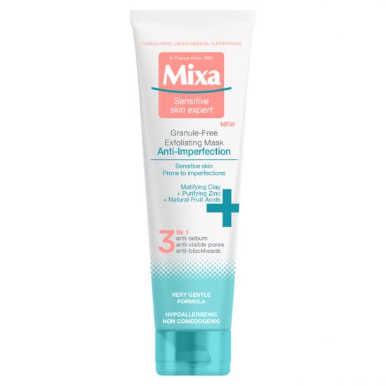 Masca exfolianta anti-imperfectiuni 3 in 1, 150 ml, Mixa