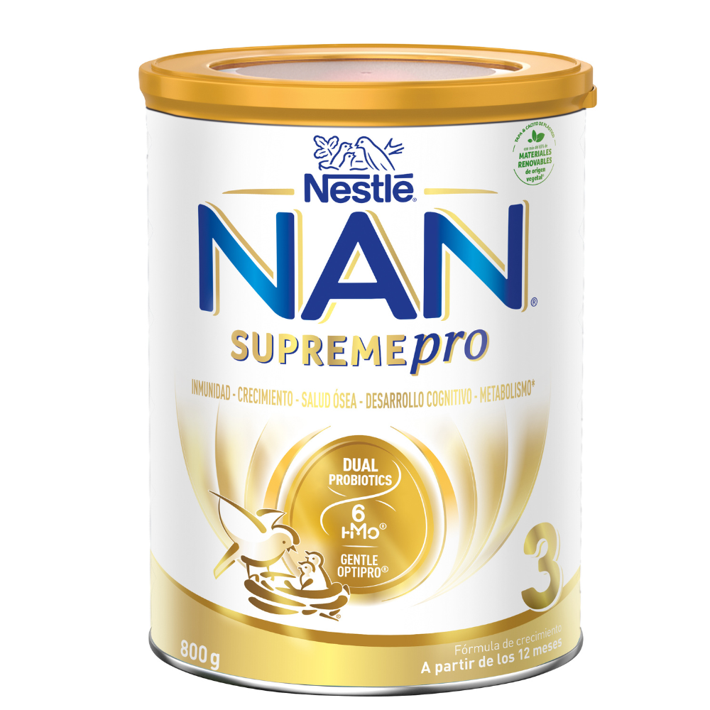 Formula de lapte praf Nan 3 Supreme Pro, + 12 luni, 800 g, Nestle