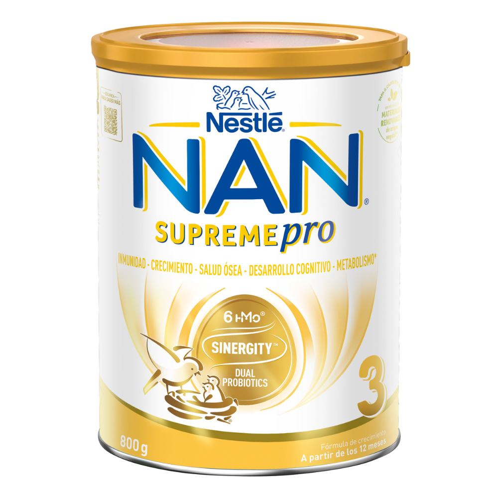 Formula de lapte praf Nan 3 Supreme Pro, + 12 luni, 800 g, Nestle