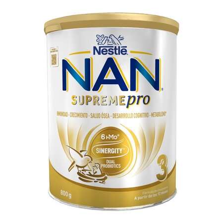 Formula de lapte praf Nan 3 Supreme Pro, 12 luni+, 800 g, Nestle 776789